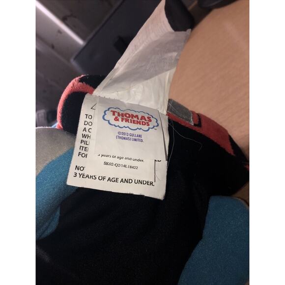 Thomas & Friends 2013 Nice Pillow Plush 17" Thomas The Train Cuddle Embroidered - Picture 6 of 6